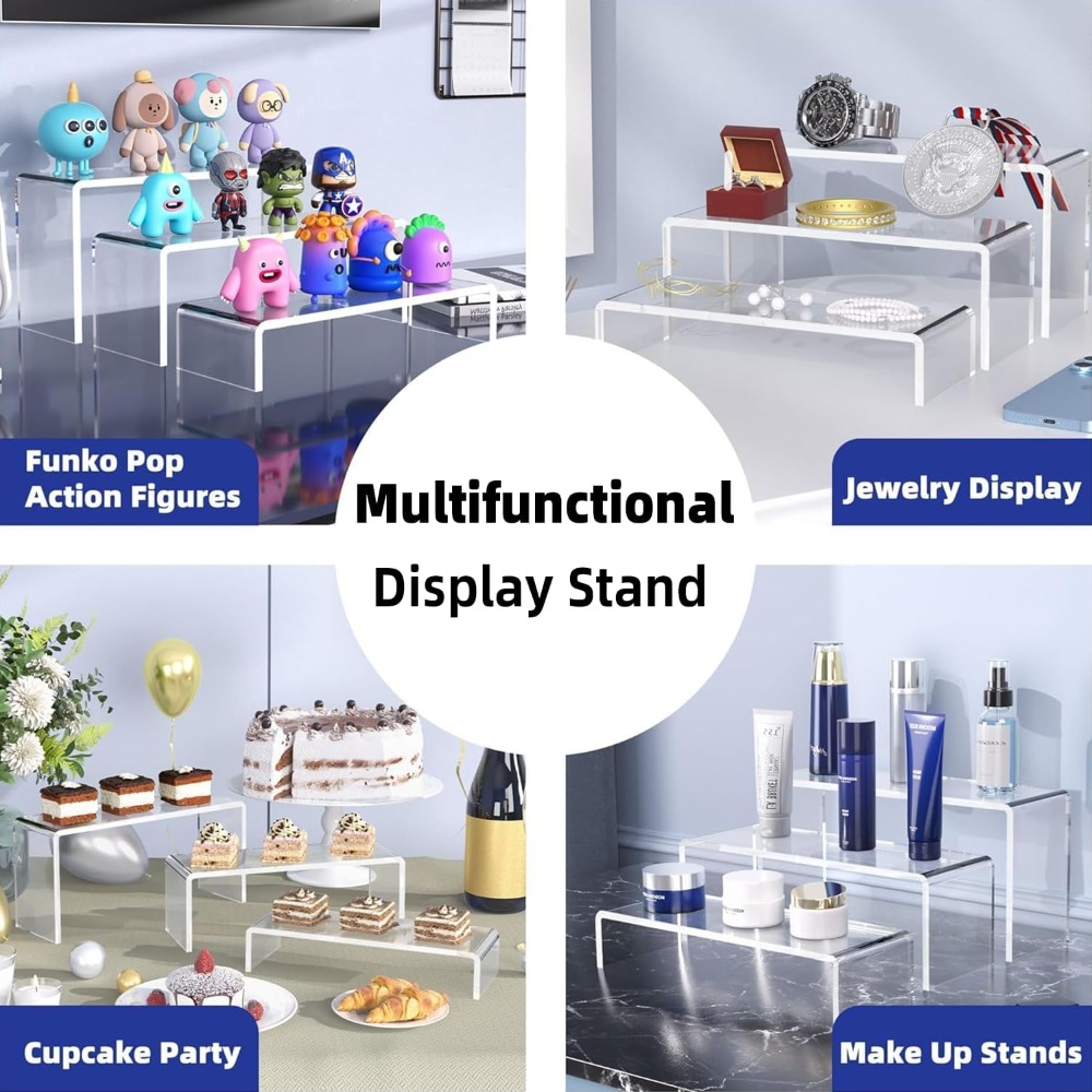 6개 세트 투명 컵케이크 디스플레이 받침대, 3단 직사 - Cupcake Stand Tier 리뷰 및 가격