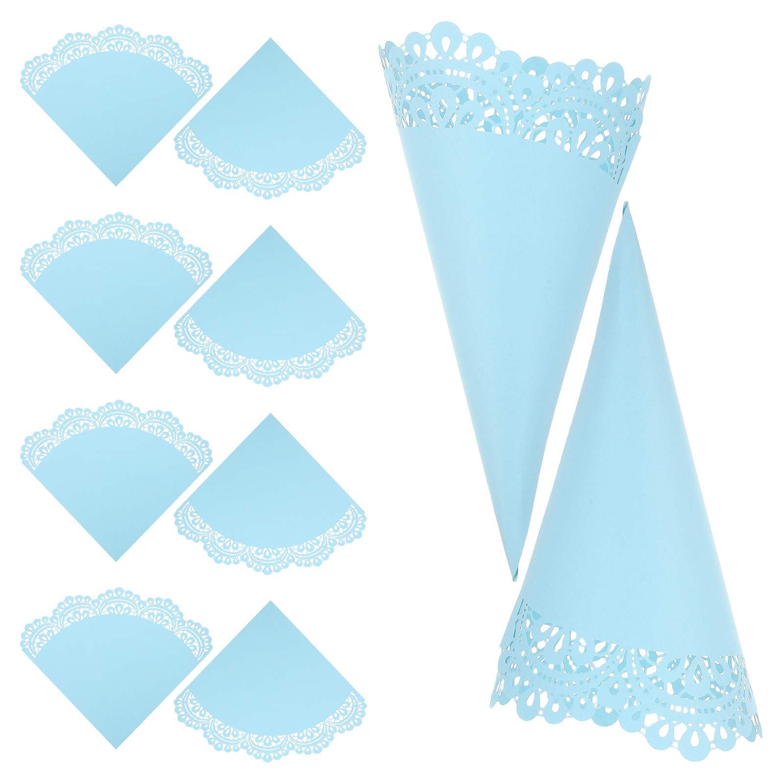 50pcs 웨딩 색종이 조각 콘 홀더 꽃 꽃다발 콘 공 - Papercraft Supply Confetti 리뷰 및 가격