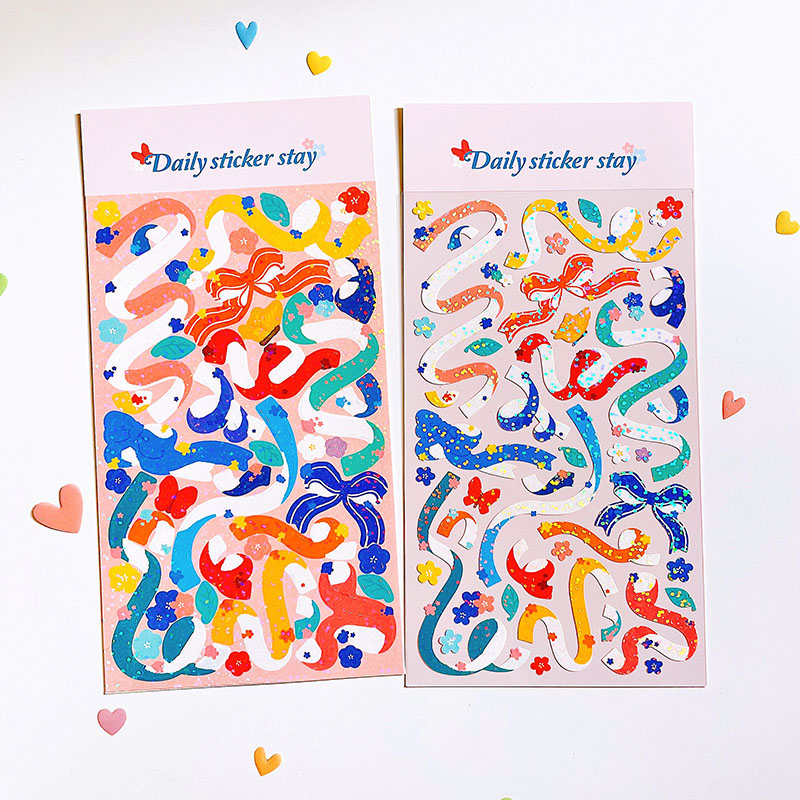 보니토 B6075 꽃 리본 스티커 휴대폰 사진 데코 스 - Papercraft Supply Ribbon 리뷰 및 가격