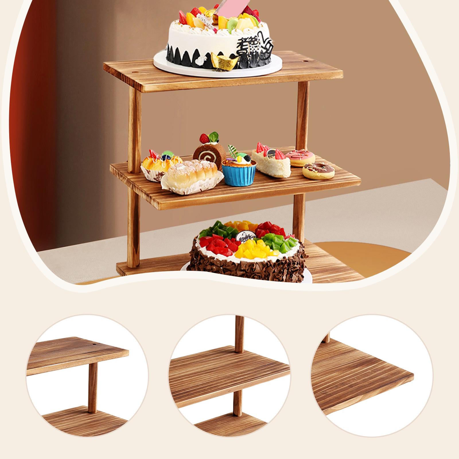 튼튼한 3단 컵케이크 스탠드, 우드 소재, 우아한 페이 - Cupcake Stand Tier 리뷰 및 가격