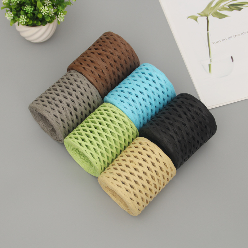 200m 라피아 원사 로프 리본 천연 라피아 짚 종이  - Papercraft Supply Ribbon 리뷰 및 가격