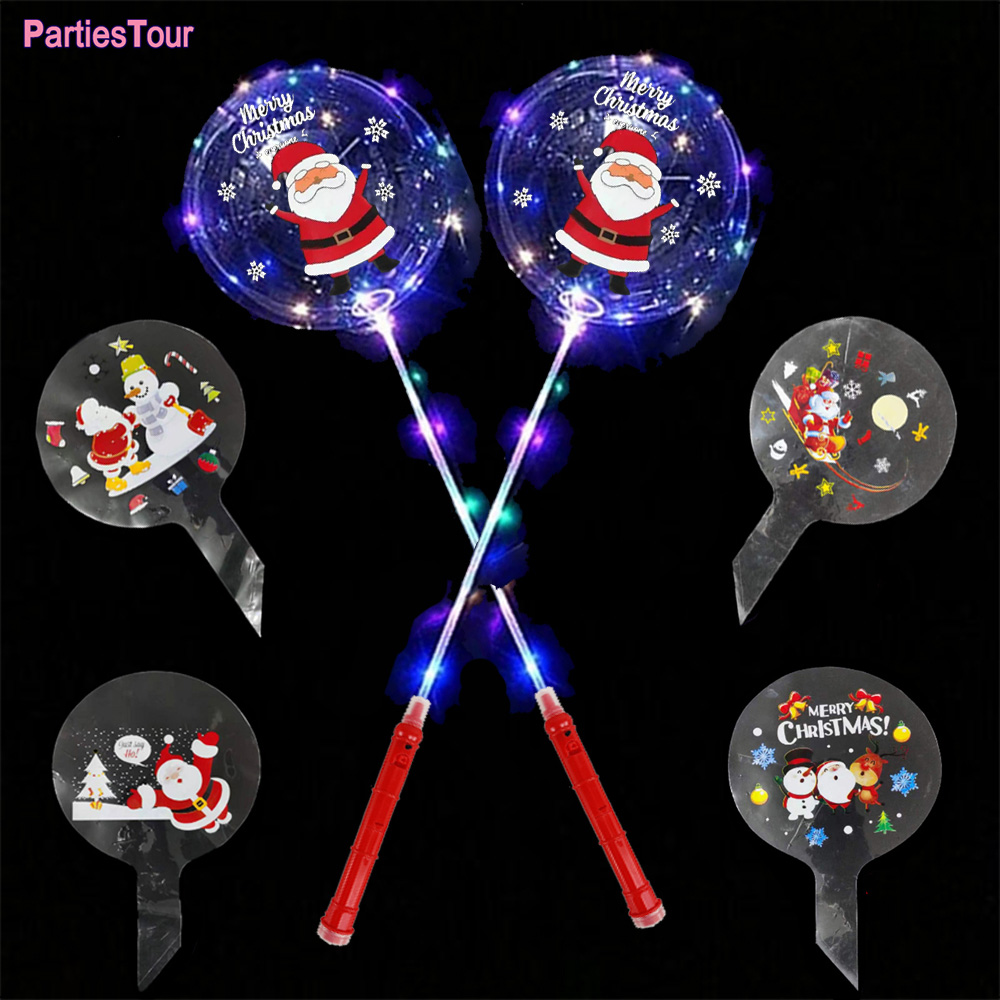 1-20팩 크리스마스 LED 라이트업 보보 풍선 세트, - Led Balloon Light 리뷰 및 가격